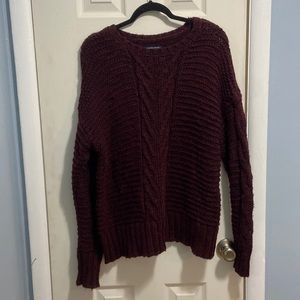 American Eagle Maroon Sweater size large